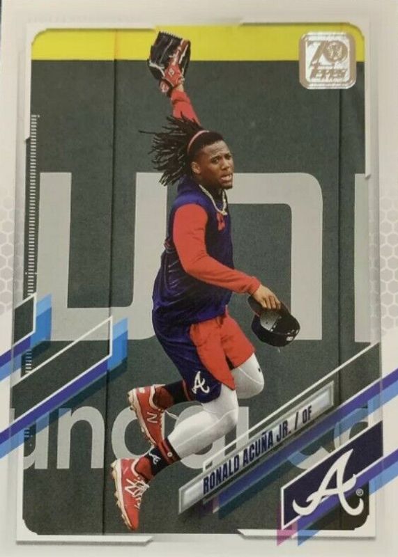 Ronald Acuna Jr. 2021 Topps #263 SP Variation PSA 10