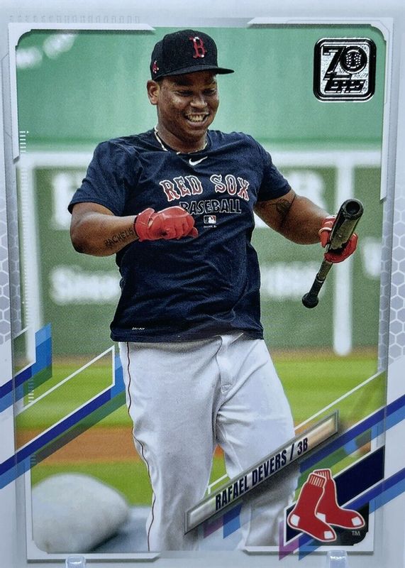 Rafael Devers 2021 Topps #226 SP Variation PSA 10