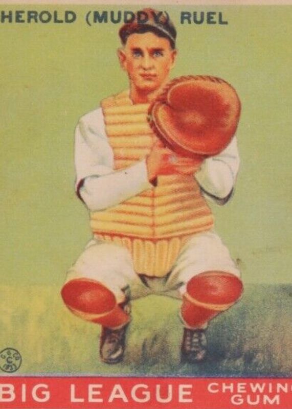 Muddy Ruel Baseball Cards Price Guide Sports Card Investor