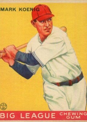1933 Goudey #39 Base