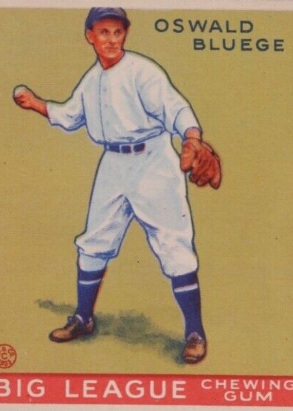 Oswald Bluege 1933 Goudey #159 Base Price Guide - Sports Card Investor