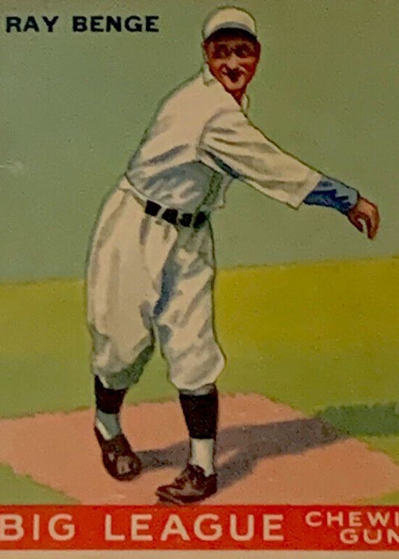Ray Benge 1933 Goudey #141 Base Rookie SGC 3