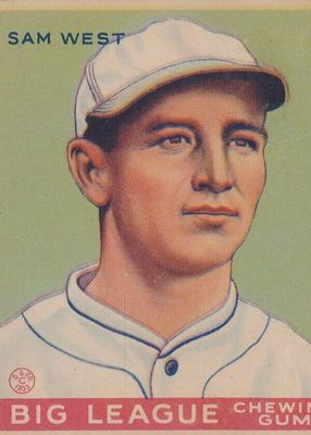 1933 Goudey #166 Base