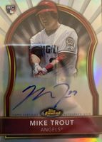 Mike Trout 2011 Topps Finest #84 Rookie Auto - Refractor /499 PSA 