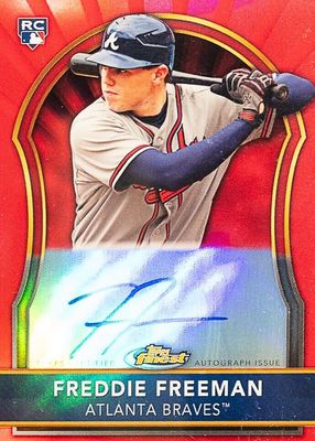 2011 Topps Finest #72 Rookie Auto - Red Refractor /25