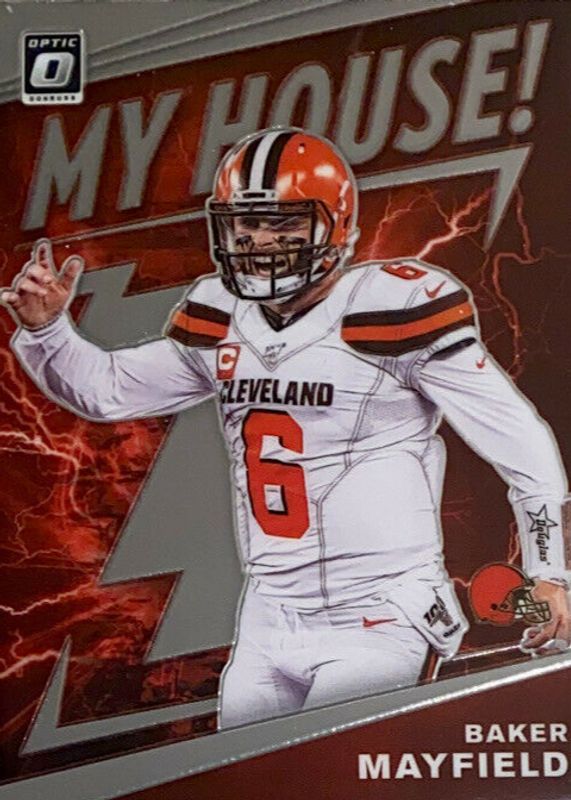 Baker Mayfield 2020 Optic #9 My House! RAW
