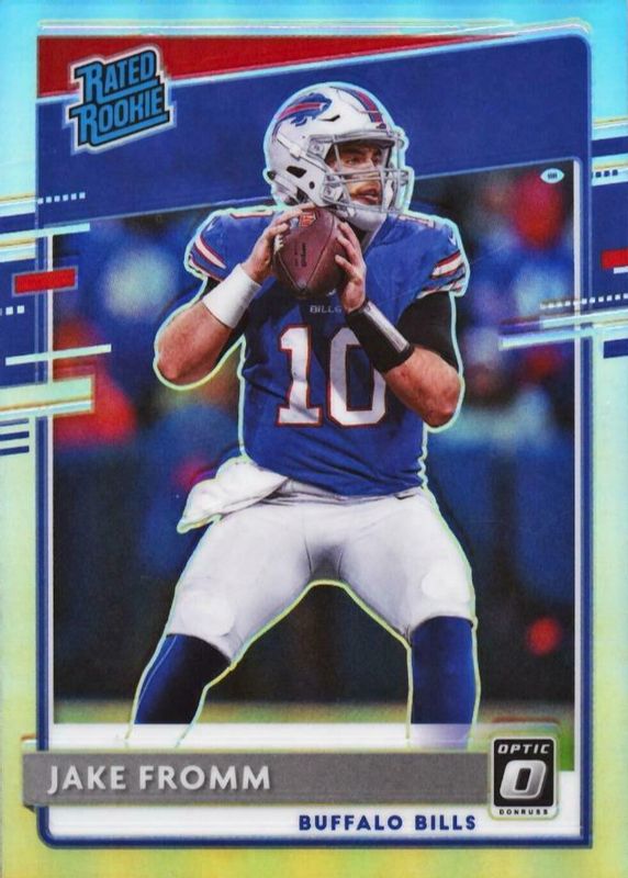 Jake Fromm 2020 Optic #155 Holo Rookie RAW