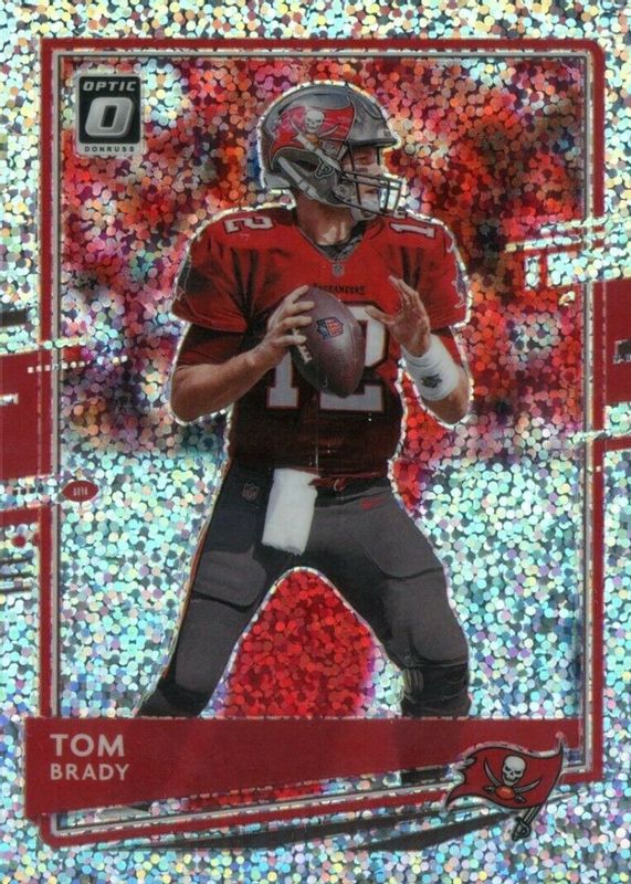 Tom Brady 2020 Optic #92 White Sparkle /(SSP) RAW