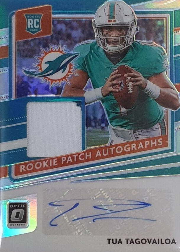 専用Tua Tagovailoa rookie 2020 auto Tua Tagovailoa RC 2020 Panini Select Prime Selections Patch