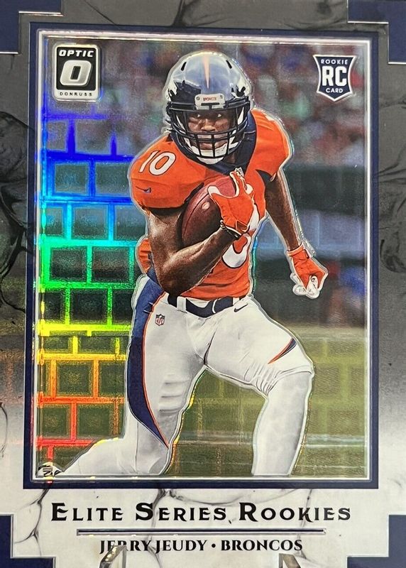 Jerry Jeudy 2020 Optic #ESR-JJ The Elite Series Rookies - Black Pandora /25 PSA 10