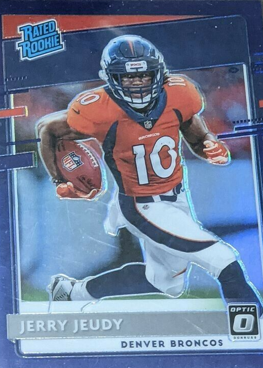Jerry Jeudy 2020 Optic #157 Purple /50 Price Guide - Sports