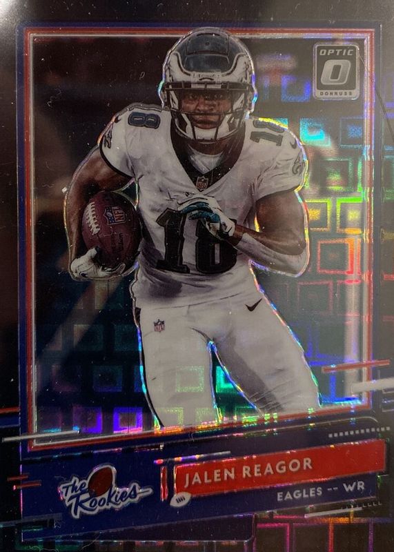 Jalen Reagor 2020 Optic #TR-JR The Rookies - Black Pandora /25 RAW