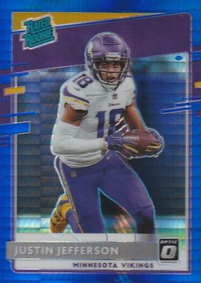 2020 Optic #163 Blue Hyper