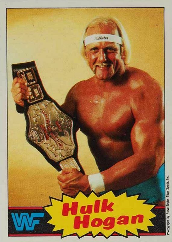 Hulk Hogan 1985 Topps WWF Base #1 (Yellow) PSA 10