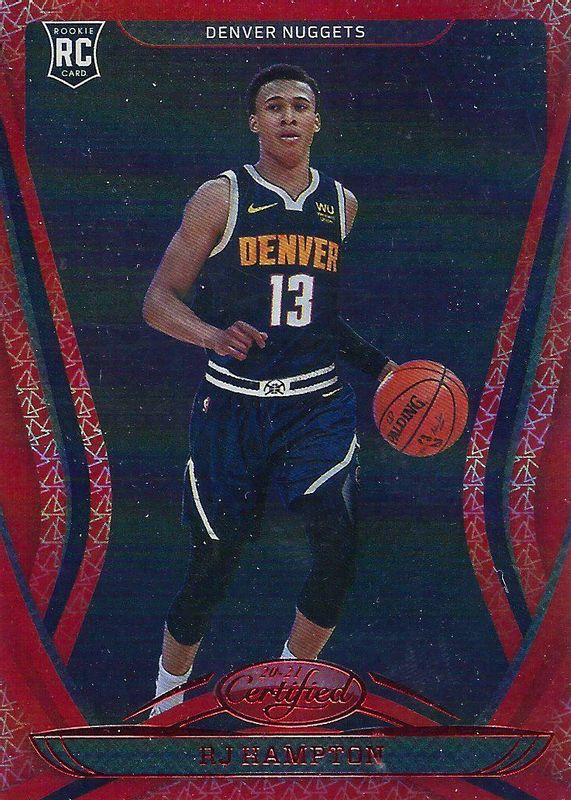 RJ Hampton 2020 Certified #177 Mirror Red Rookie SGC 9.5