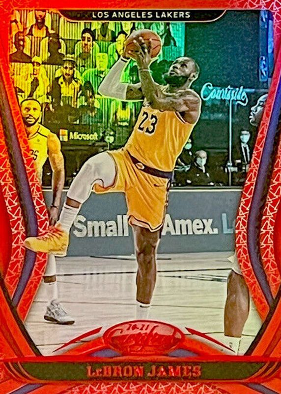 LeBron James 2020 Certified #55 Mirror Red BGS 9.5