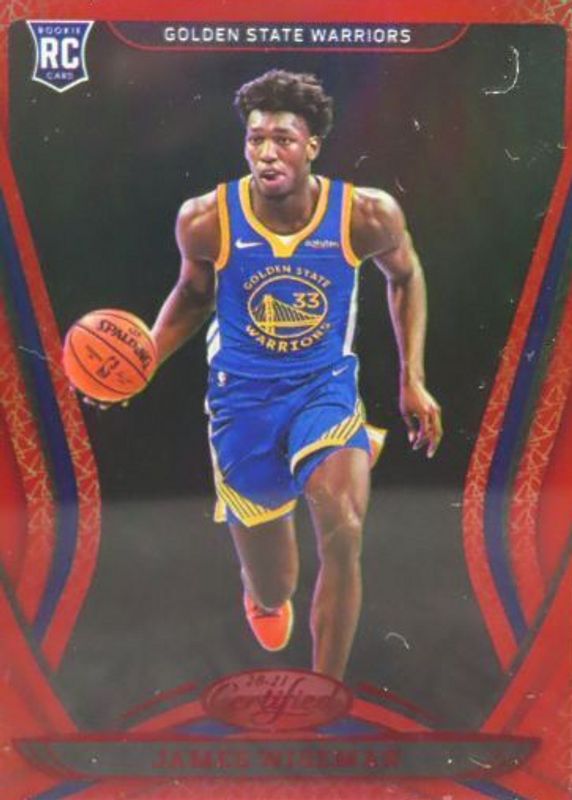 James Wiseman 2020 Certified #199 Mirror Red Rookie SGC 9.5