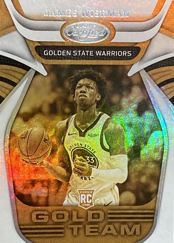 James Wiseman 2020 Certified #2 Gold Team Rookies Rookie BGS 9