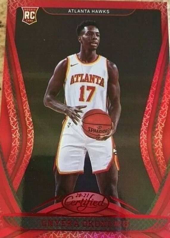 Onyeka Okongwu 2020 Certified #195 Mirror Red Rookie RAW