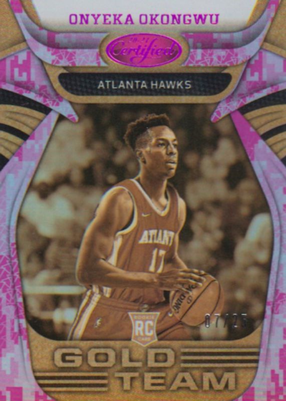 Onyeka Okongwu 2020 Certified #6 Gold Team Rookies Rookie SGC 10