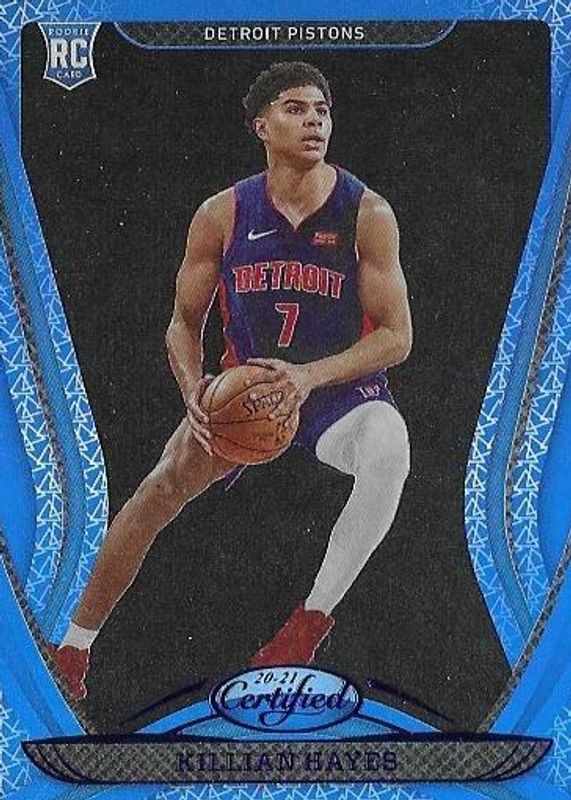 Killian Hayes 2020 Certified #194 Mirror Blue Rookie RAW