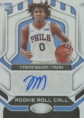 2020 Certified #RR-MAX Rookie Roll Call Autographs