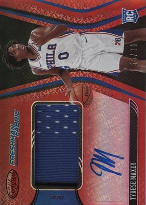 2020 Certified #FF-MAX Freshman Fabric Signatures - Red /99