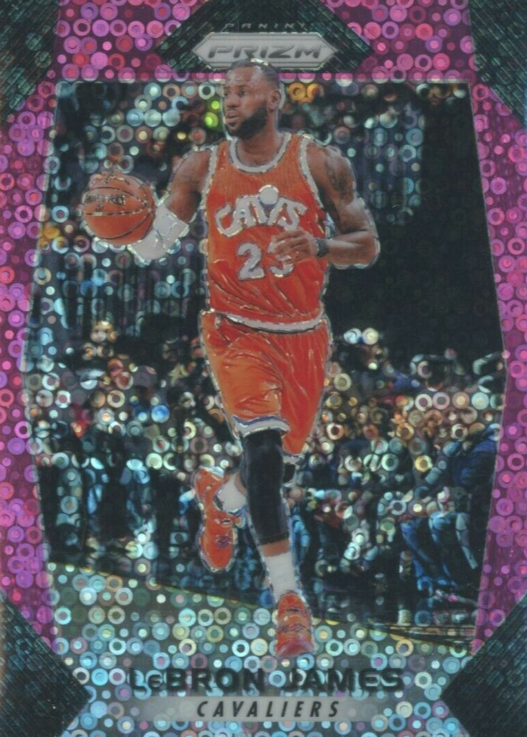 LeBron James 2017 Prizm #191 Fast Break Pink /50 Price Guide