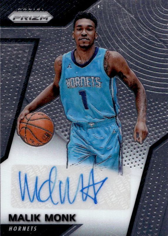 Malik Monk 2017 Prizm #RS-MM Rookie Signatures PSA 10