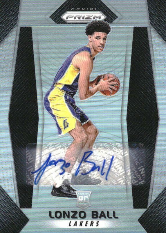 Lonzo Ball 2017 Prizm #289 Autographs Rookie PSA 10