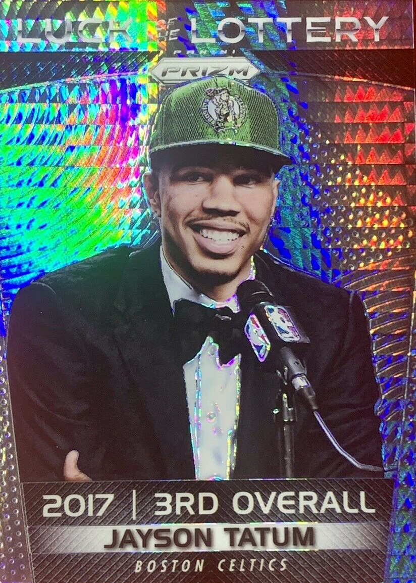 Jayson Tatum 2017 Prizm #LL-JAT Luck of the Lottery - Hyper Price