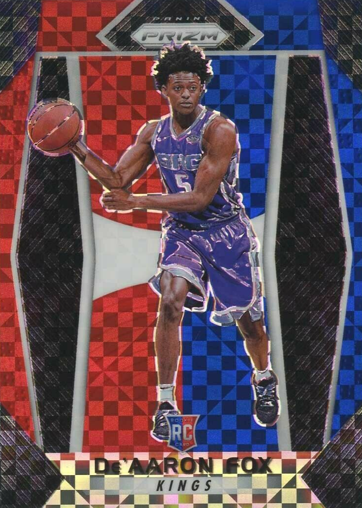 De'Aaron Fox 2017 Prizm #24 Red White Blue PSA 10 Price Guide 