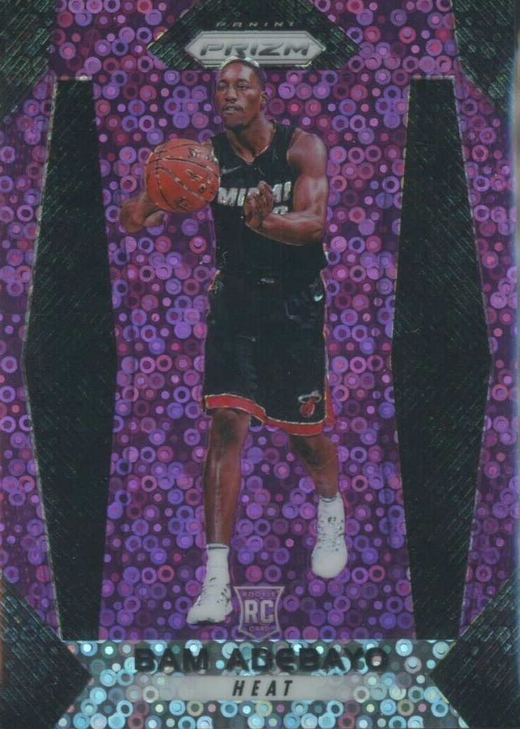 Bam Adebayo 2017 Prizm #51 Fast Break Purple /75 Price Guide 