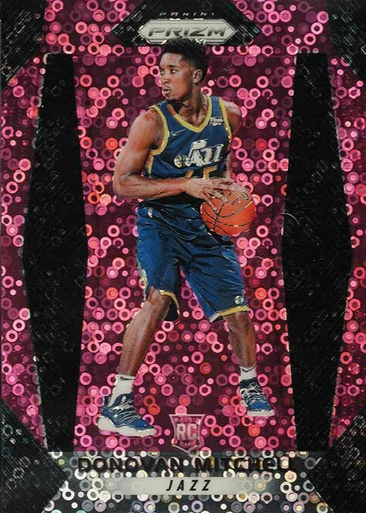 Donovan Mitchell 2017 Prizm #117 Fast Break Pink /50 Price Guide