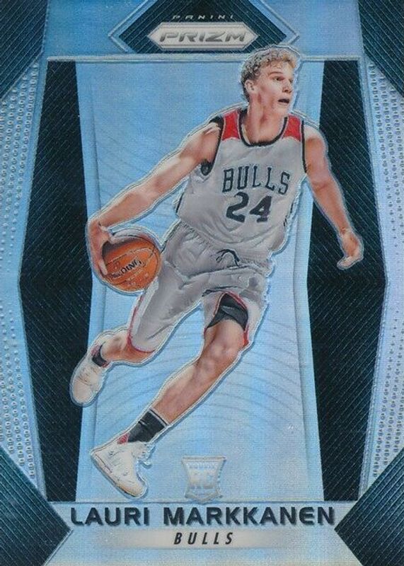 Lauri Markkanen 2017 Prizm #247 Silver Rookie PSA 10