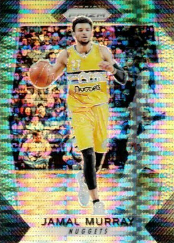 Jamal Murray 2017 Prizm #167 Green Pulsar /25 PSA 10