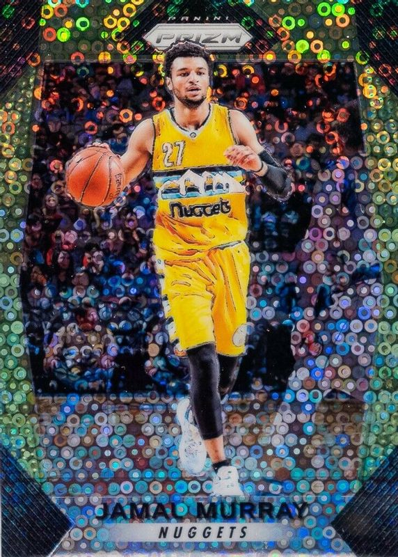 Jamal Murray 2017 Prizm #167 Fast Break Neon Green /5 PSA 10