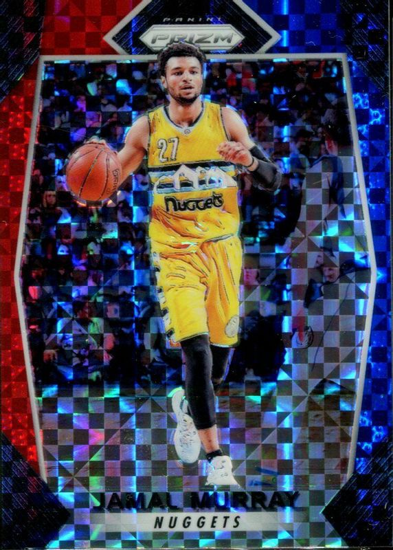 Jamal Murray 2017 Prizm #167 Red White Blue BGS 10 BLACK LABEL