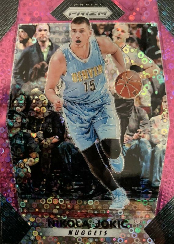 Nikola Jokic 2017 Prizm #166 Fast Break Pink /50 RAW