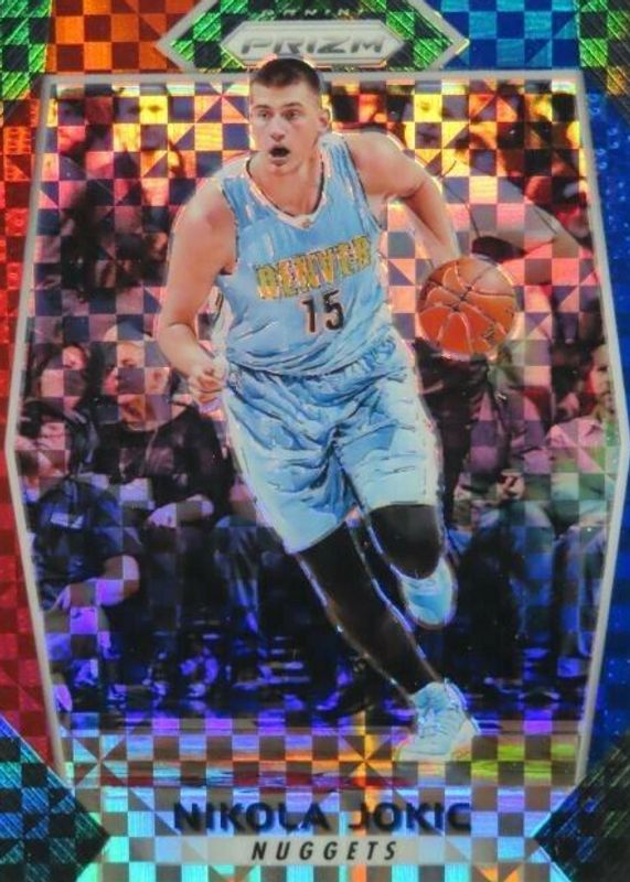 Nikola Jokic 2017 Prizm Red White Blue #166 Price Guide - Sports Card  Investor