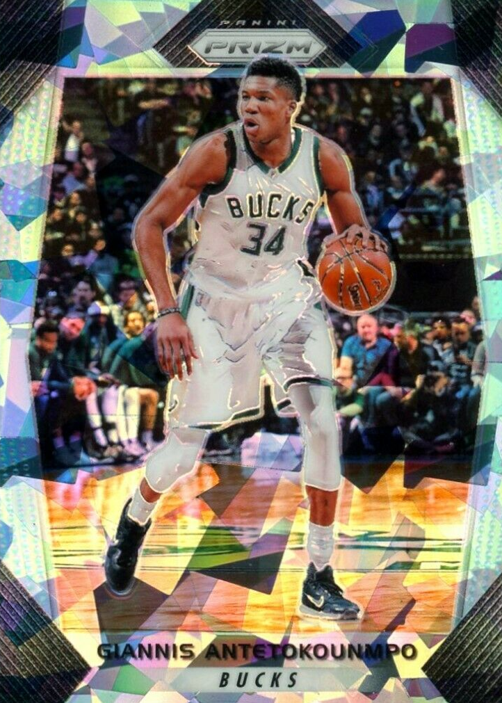 Giannis Antetokounmpo 2017 Prizm #182 Blue Ice /99 Price