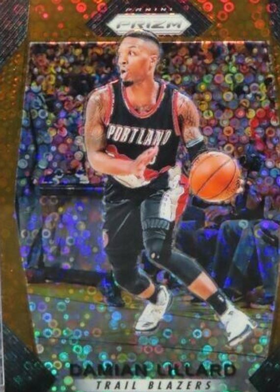 Damian Lillard 2017 Prizm #141 Fast Break Bronze /20 RAW