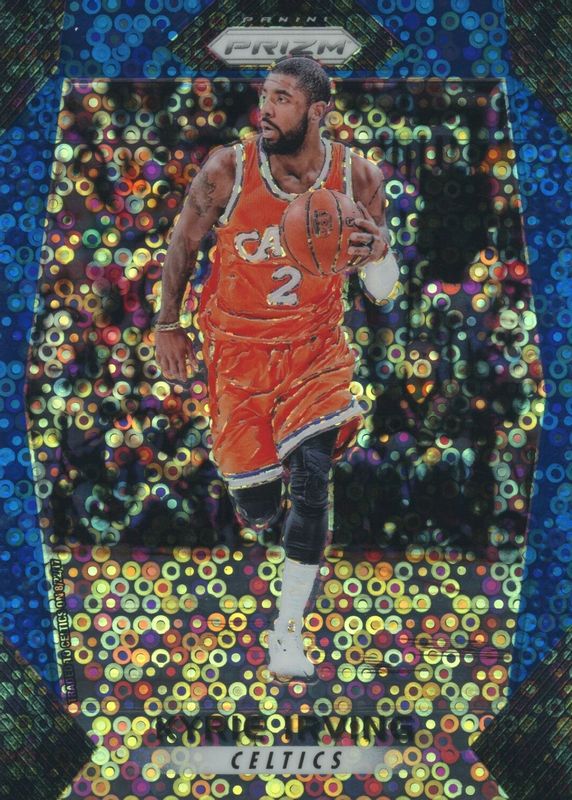 Kyrie Irving 2017 Prizm #192 Fast Break Blue /175 RAW