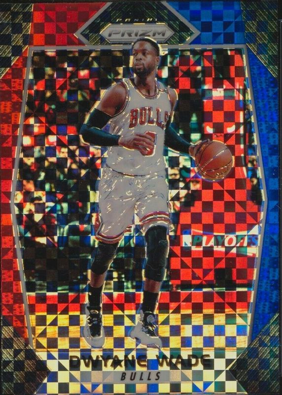 Dwyane Wade 2017 Prizm #241 Red White Blue BGS 10 BLACK LABEL