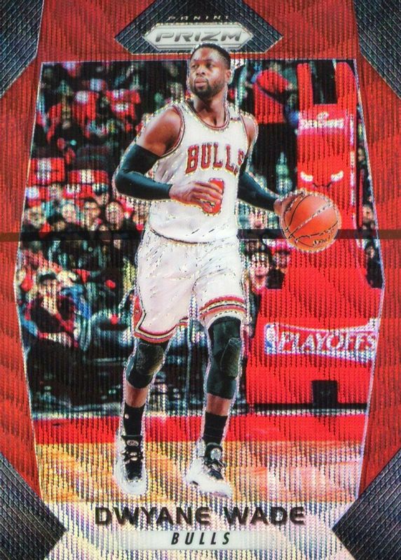 Dwyane Wade 2017 Prizm #241 Ruby Wave RAW