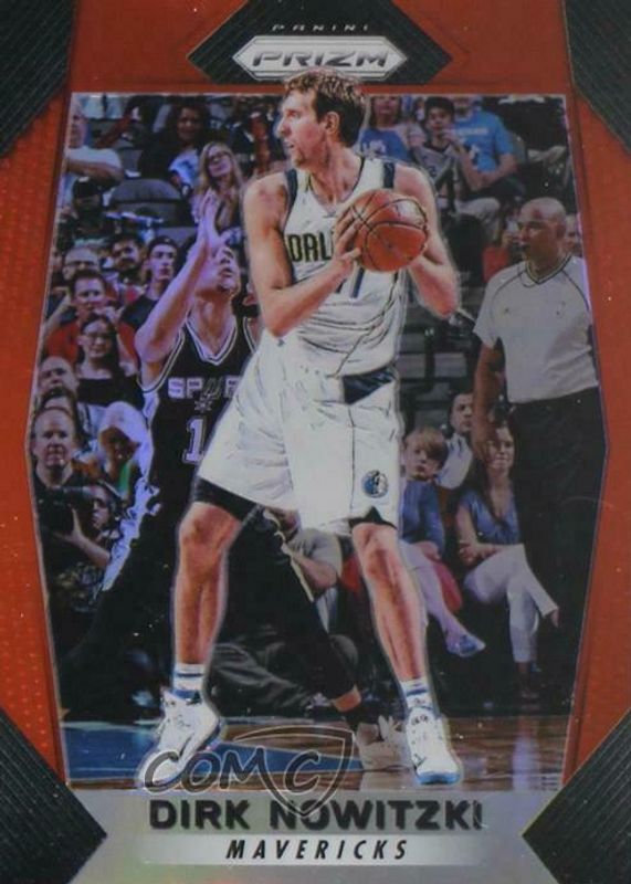 Dirk Nowitzki 2017 Prizm #91 Orange /49 RAW