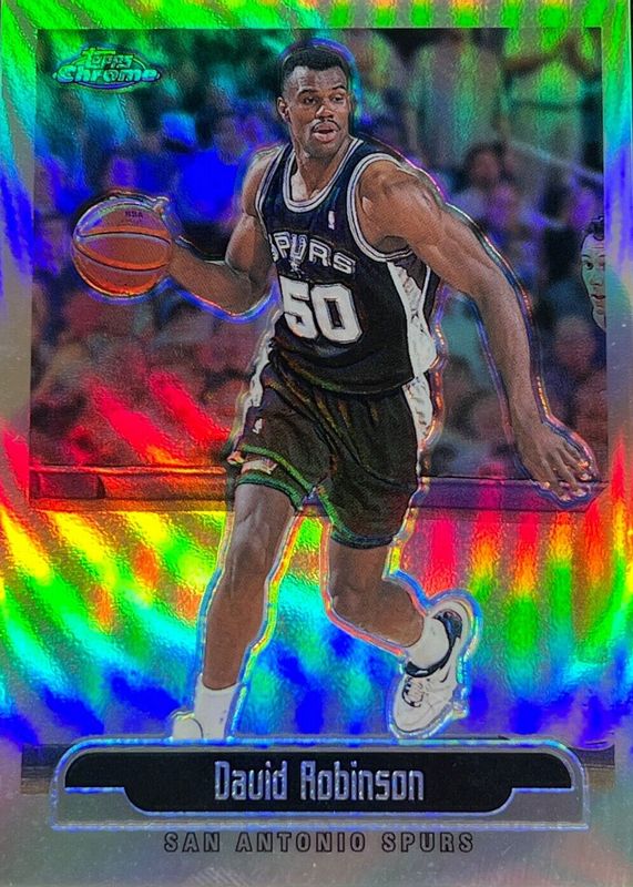 David Robinson 1999 Topps Chrome #73 Refractor SGC 8.5