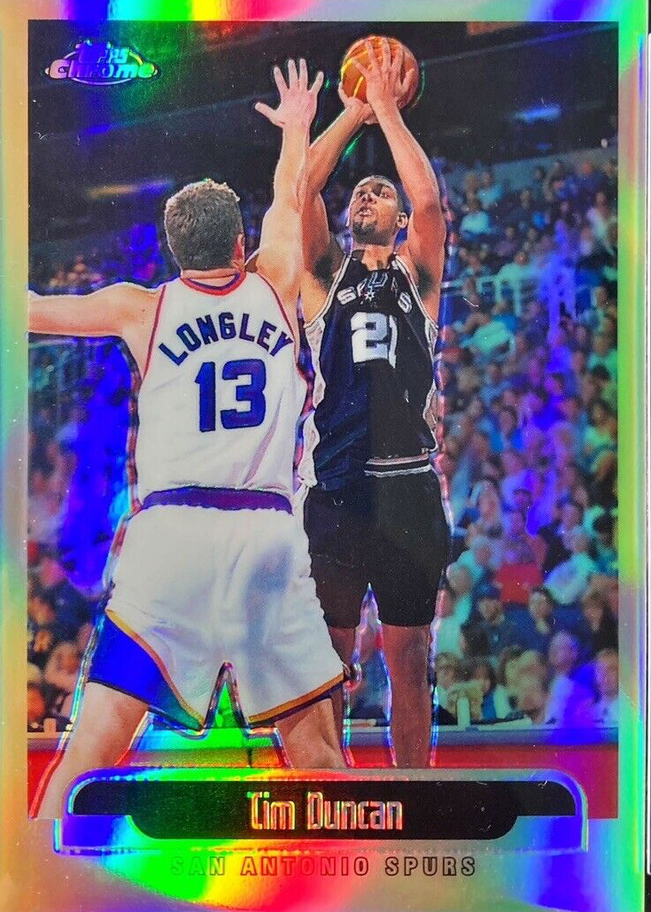 Tim Duncan 1999 Topps Chrome #121 Refractor Price Guide - Sports