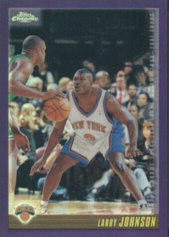 Larry Johnson 2000 Topps Chrome #27 Refractor SGC 9