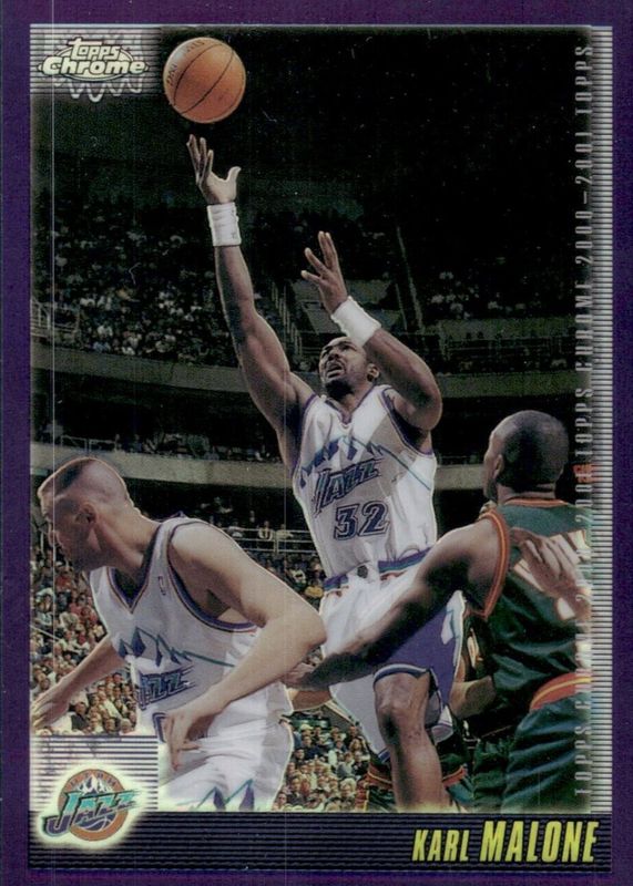 Karl Malone 2000 Topps Chrome #129 Refractor PSA 10